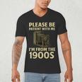 Vintage Please Be Patient With Me I'm From The 1900s Camera Men's V-Neck T-Shirt