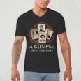 Vintage Portrait Photography Memory Nostalgia Vibe Men's V-Neck T-Shirt