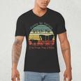 Vintage Sunset Please Be Patient With Me I'm From The 1900s Men's V-Neck T-Shirt