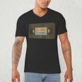 Vintage VHS Tape Humor Retro Nostalgia Graphic Men's V-Neck T-Shirt Vintage VHS Tape Humor Retro Nostalgia Graphic Men's V-Neck T-Shirt