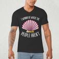 I Wanna Be Where The People Aren't Introverted Introvert Men's V-Neck T-Shirt I Wanna Be Where The People Aren't Introverted Introvert Men's V-Neck T-Shirt