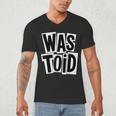Wastoid 80s Slang Retro Teen Quote Gen X Nostalgia Men's V-Neck T-Shirt Wastoid 80s Slang Retro Teen Quote Gen X Nostalgia Men's V-Neck T-Shirt