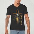 Welder Christian Cross Weld Welding Dad Jesus Lover Men's V-Neck T-Shirt