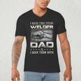 Welder Dad Quote Father Welding Humor Daddy Men's V-Neck T-Shirt