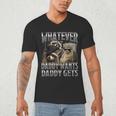 Whatever Daddy Wants Daddy Gets Raccoon Alpha Meme Men's V-Neck T-Shirt