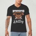 Whittling Hobby Woodcarve Introverted Wood Artist Whittler Men's V-Neck T-Shirt