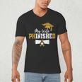 My Wife Phinished PhD Graduation Family Matching Men's V-Neck T-Shirt