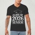 Women's Class Of 2026 Senior Graduation School College Men's V-Neck T-Shirt