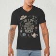 Women's Dramatic Book Lover Quote Men's V-Neck T-Shirt