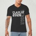 Women's Senior Class Of 2026 Graduation Year High School & College Men's V-Neck T-Shirt