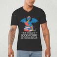 In A World Full Of Bookworms Be A Book Dragon Reading Men's V-Neck T-Shirt