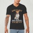 World´s Best Jack Russell Terrier Dad Dog Owner Men Men's V-Neck T-Shirt World´s Best Jack Russell Terrier Dad Dog Owner Men Men's V-Neck T-Shirt