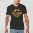 Wrestling Senior Night Wrestling Senior 2025 Graduation 17 Men's V-Neck T-Shirt