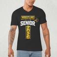 Wrestling Senior Night Senior 2026 Faith Cross Graduation Men's V-Neck T-Shirt