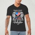 WWII Veterans Daughter Dad Remembrance Veteran Day Men's V-Neck T-Shirt