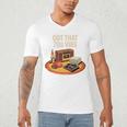 1970s 70s Reunion Nostalgia Memories Music School Grew Up Premium Tri-Blend Men's V-Neck T-Shirt