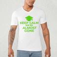2018 Graduation Red Green High School Color Men's V-Neck T-Shirt