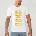 2K26 Class Of 2026 Graduation College Senior Back To School Premium Tri-Blend Men's V-Neck T-Shirt