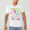 This Is My 70's Costume Nostalgia Mixtape Era 1970s Party Premium Tri-Blend Men's V-Neck T-Shirt