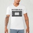 80s VHS Video Cassette Nostalgia Men's V-Neck T-Shirt