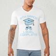 8th Grade Level Complete Eighth Grade Gamer Graduation Day Men's V-Neck T-Shirt