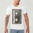 90s MUSIC NOSTALGIA GRAPHIC Men's V-Neck T-Shirt