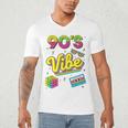 90s Nostalgia Retro Apparel 90'S Vibe Retro Premium Tri-Blend Men's V-Neck T-Shirt 90s Nostalgia Retro Apparel 90'S Vibe Retro Premium Tri-Blend Men's V-Neck T-Shirt