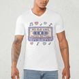 90s RNB Vibes Cassette – Retro Music Nostalgia RNB Cassette Men's V-Neck T-Shirt