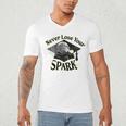 The Addams Family TV Series – Uncle Fester Graduation Spark Premium Men's V-Neck T-Shirt