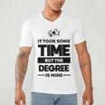 Adult College Graduation Men's V-Neck T-Shirt