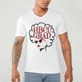 African American HBCU Grad College Graduation Men's V-Neck T-Shirt