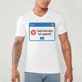 Anti Social Introvert Social Interaction Not Supported Men's V-Neck T-Shirt