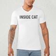 Antisocial Introvert Women Men Kids Inside Cat Men's V-Neck T-Shirt Antisocial Introvert Women Men Kids Inside Cat Men's V-Neck T-Shirt
