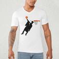 Basketball Slam Dunk Elementary Graduation 2025 6th Grade Men's V-Neck T-Shirt