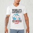 Batman Greatest Dad Men's V-Neck T-Shirt