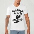 Bearded For Her Pleasure Bearded Dad Father Men's V-Neck T-Shirt
