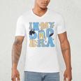 In My Blue Dad Era Cool Dad Father's Day Men's V-Neck T-Shirt