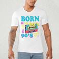 Born In The 80's But 90's Made Me Nostalgia Cassette Tape Premium Tri-Blend Men's V-Neck T-Shirt Born In The 80's But 90's Made Me Nostalgia Cassette Tape Premium Tri-Blend Men's V-Neck T-Shirt