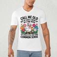 Call Me Old Seniors Nostalgia Retro Humor Casual Men's V-Neck T-Shirt