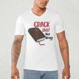 Christian Quote Holy Bible Crack This Book Not Drugs Men's V-Neck T-Shirt