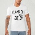 Class Of 2019-High School College University GRADUATION Men's V-Neck T-Shirt