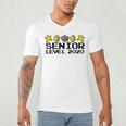 Class Of 2020 Senior Retro Video Game Graduation Gamer Men's V-Neck T-Shirt