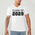 Class Of 2029 Future Graduation Vintage T-Shirt Men's V-Neck T-Shirt