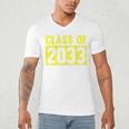 Class Of 2033 Future Graduation Tee T-Shirt Men's V-Neck T-Shirt