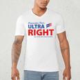 Conservative Dad's Ultra Right 100 Work Free American Beer Men's V-Neck T-Shirt