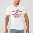 Cross Country Senior Night Senior 2025 Graduation Party 47 Men's V-Neck T-Shirt