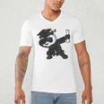 Dabbing Panda Bear Graduation Senior 2019 Shirt Men's V-Neck T-Shirt