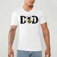Dad Bee Cute Beekeeping 1st Birthday Matching Family Dada Men's V-Neck T-Shirt Dad Bee Cute Beekeeping 1st Birthday Matching Family Dada Men's V-Neck T-Shirt
