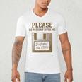 Dad Joke I'm From The 1900s Old Floppy Disk Programmer Men's V-Neck T-Shirt