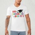 My Daughter Did It Graduation Doctor Nurse Child Graduated Men's V-Neck T-Shirt